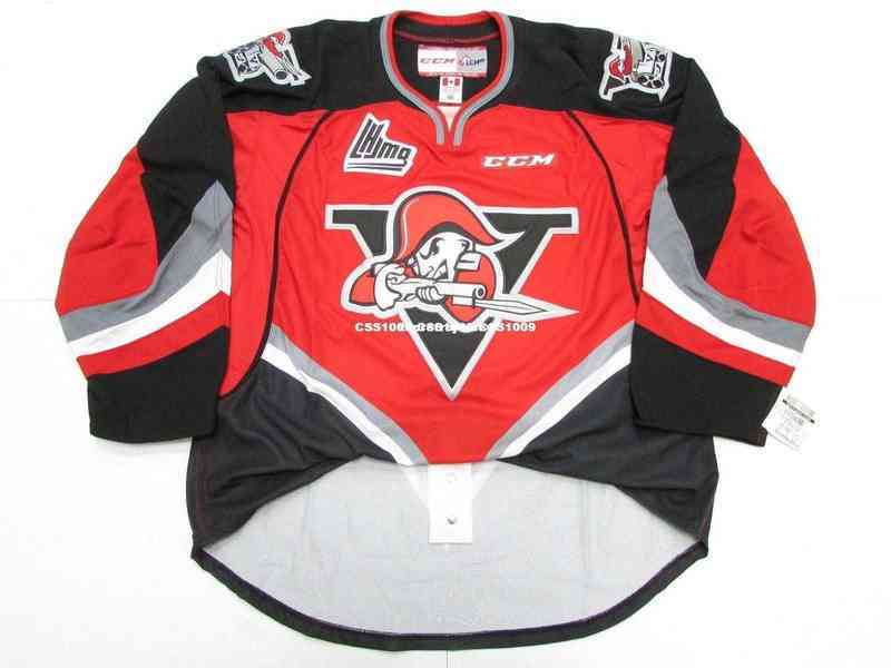 

Top quality Custom Drummondville Voltigeurs Qmjhl Ccm Hockey Jersey Stitch Add Any Number Name Mens Xs-6xl, Red