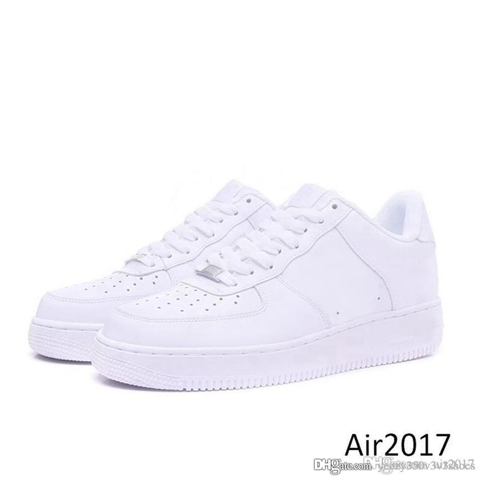 

Hot New Classic men forces 1 Running Shoes one skate air low White black Wheat Man Women Sneakers Cut Mens Shadow Triple Mid Platform Womens sports trainer
