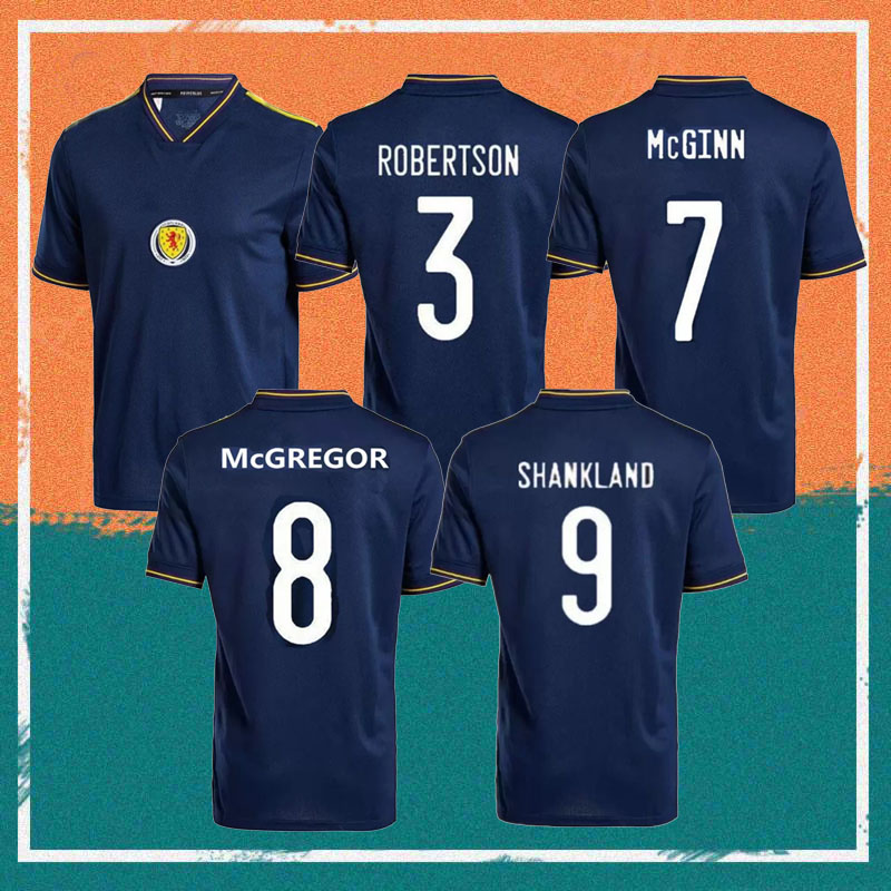 

2022 Scotland TIERNEY Soccer Jerseys 22/23 Home ROBERTSON McTOMINAY McGREGOR DYKES ADAMS Shirt Away national team CHRISTIE ARMSTRONG FRASER football uniform