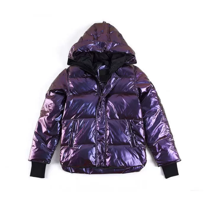 

2023SS winter mens top qaultiy OVO short down jacket fashion chameleon jackets couple thick warm men and women coats Black Parkas