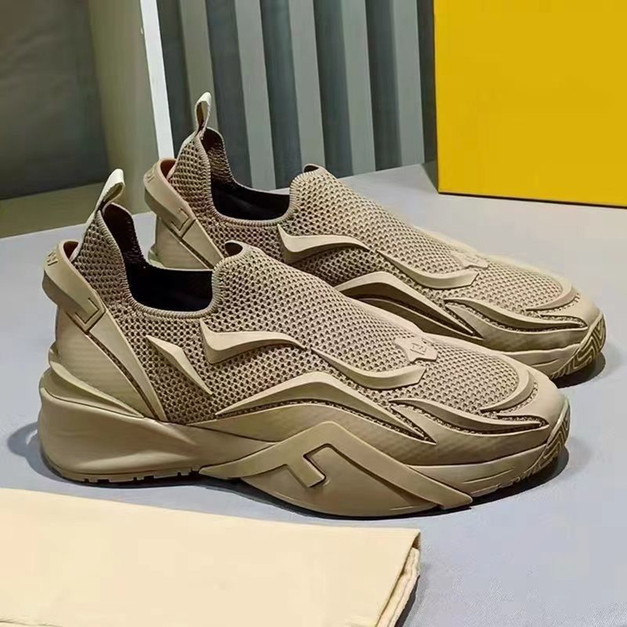 

2022 Quality Brand FLOW Perfect Sneakers Shoes Men's Sports Zipper Rubber Mesh Lightweight Skateboard Runner Sole Tech Fabrics Outdoor Trainer Box, 12