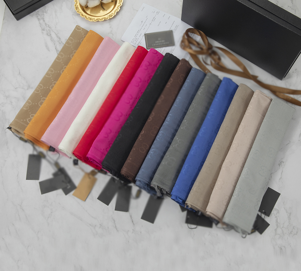

high quality soft cotton scarves classic jacquard letter scarves men's and women's brand scarfs 180/70CM