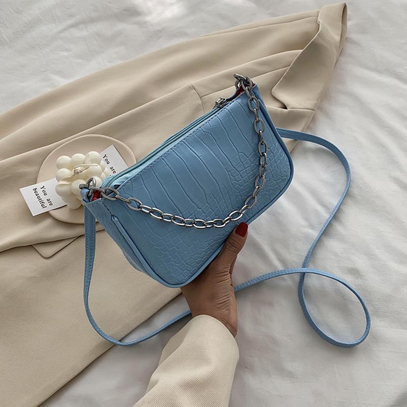 

Evening Bags Small PU Leather Crossbody For Women 2022 Candy Color Shoulder Handbags Female Travel Solid Cross Body Bag, White