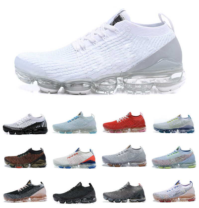 

Top Quality Mens Maxes Fly Knit 3.0 2.0 Running Shoes Triple Black Aurora White Oreo Dark Smoke Green Pink Rose Vapores Astronomy Blue Deep Royal Volt airs Women Sneakers, Bubble package bag