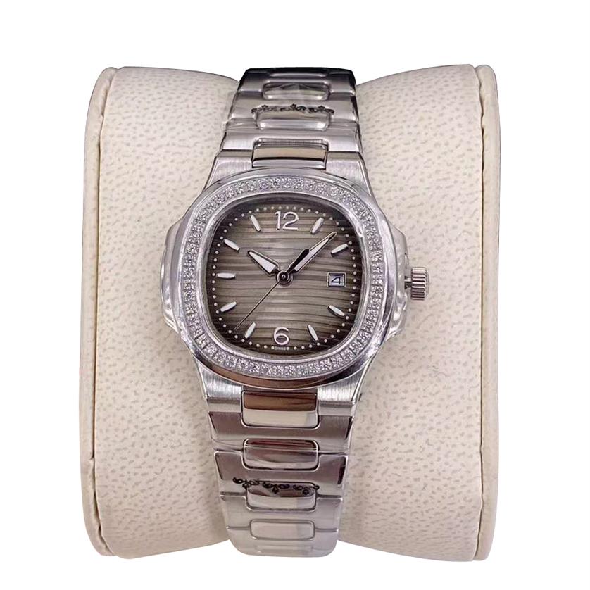 

PH32 and PH47 Women Watches 33mm Quartz Movement Stainless Steel Calendar Watch Master Designer Wristwatch Female Diamond Wristwat265l, Color 1