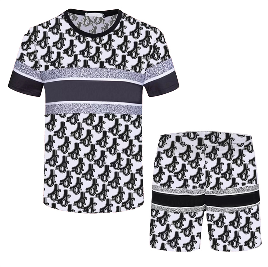 

Mens Tracksuits Fashion Pullovers T-Shirts Classic Trend Shorts letter print Sportswear Designer Top lovers Short Sleeve Suit Round Neck mans Sports Suits, 11