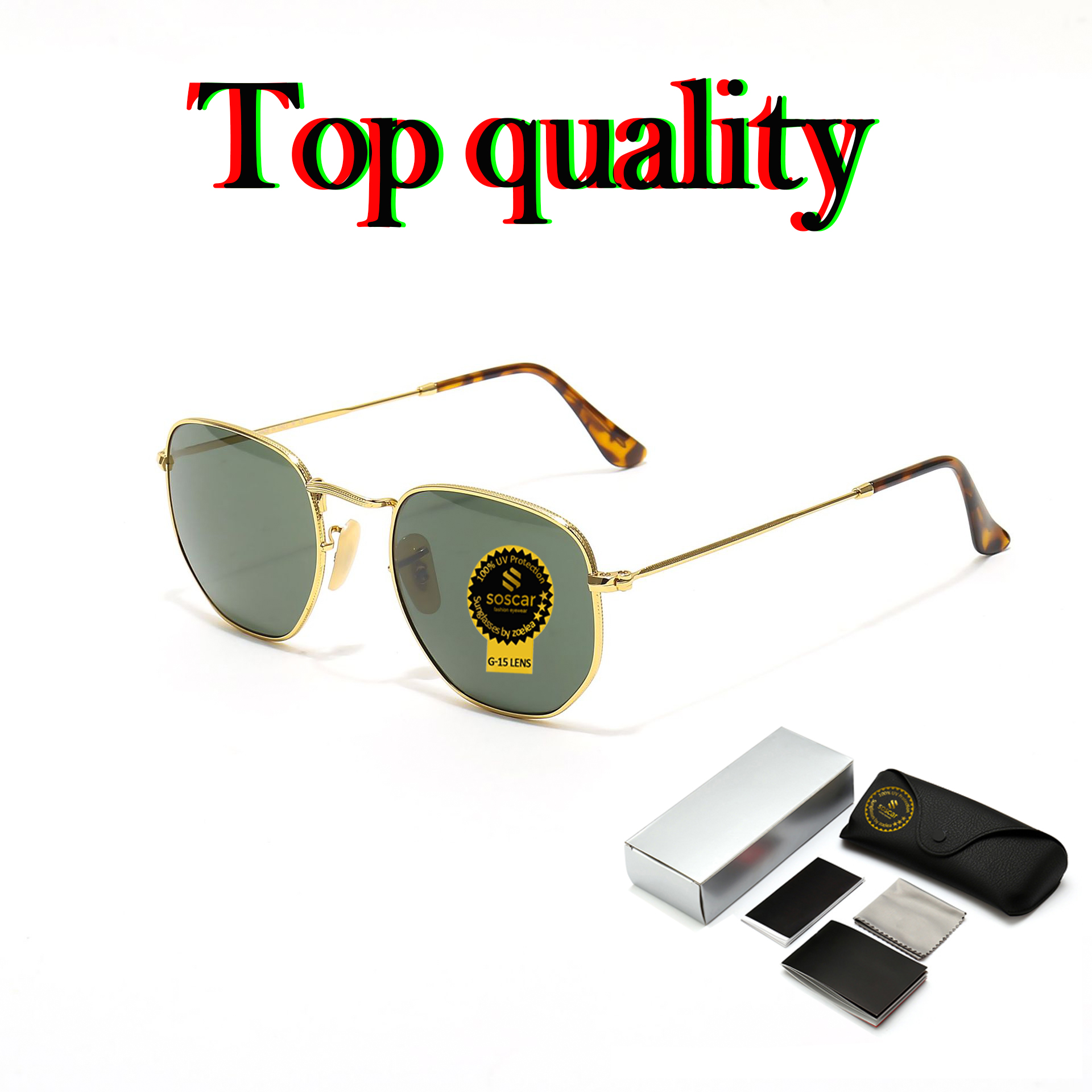 

Designer Sunglasses woman Hexagonal 3548N glass Lens mens sun glasses top quality UV400 Protection sport driving fashion beach shades Gafas de sol with original box