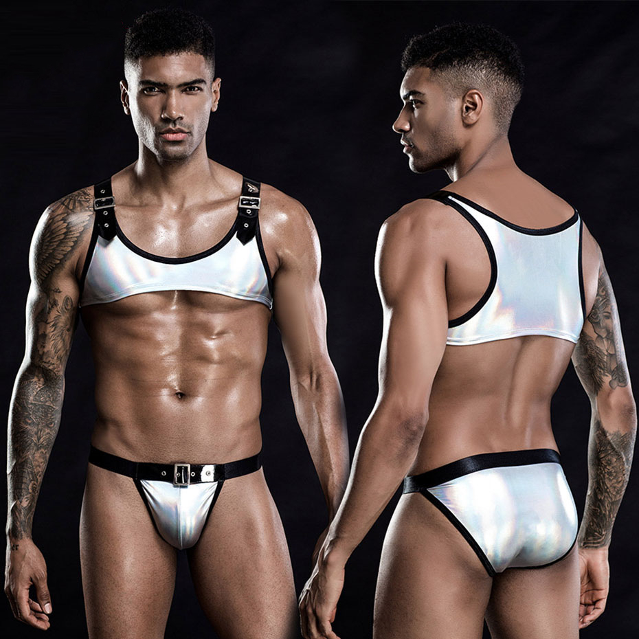 Sexy Cosplay Lingerie Set Men Waiter Bodysuit Underwear Lace Erotic Catsuit Lingerie Porno Costumes Role Play Outfits-image-770362422