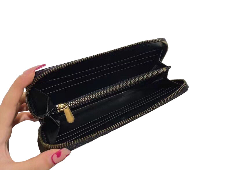 

Large Long Wallet Designer Luxury Men's and Women's Card Bag Fashion Canvas 8 Card Positions Capacity Details Contact Customer Service, Box cost to buy no bag