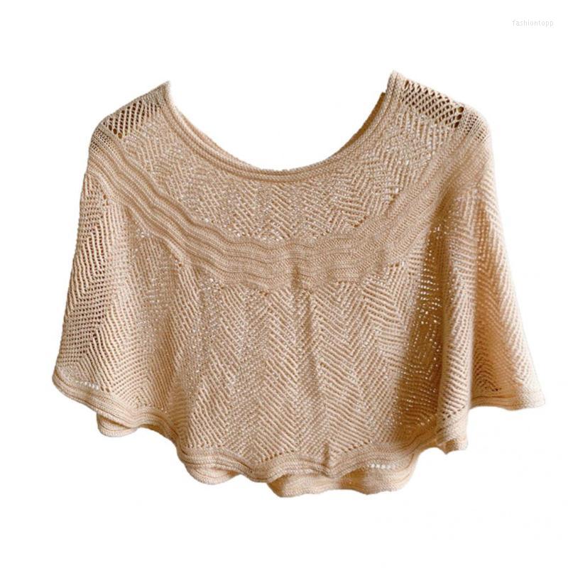 

Scarves Shoulders Warm Shawl Hollow Out Elegant Small Korean Style Cut-out For Daily Wear Women ShawlScarves