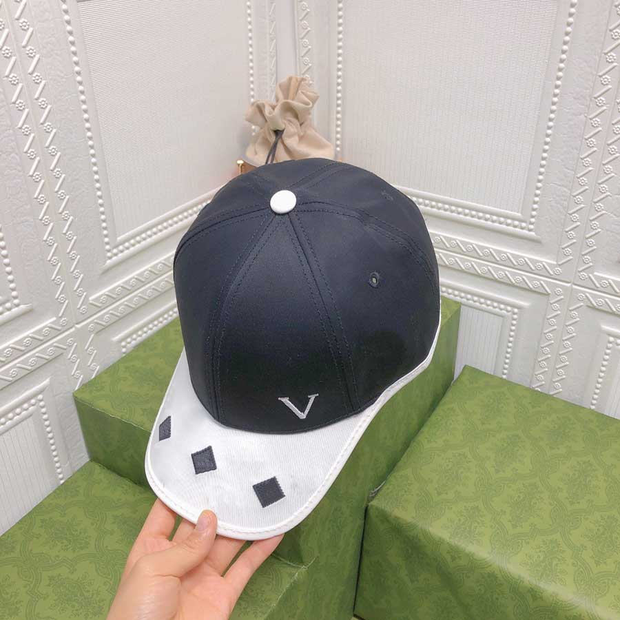 

Designer Baseball Cap Dome Bucket Hats Cool Splicing Trendy Hat Leisure Caps Letter Novelty 3 Colors Design for Man Woman Top Quality, C1