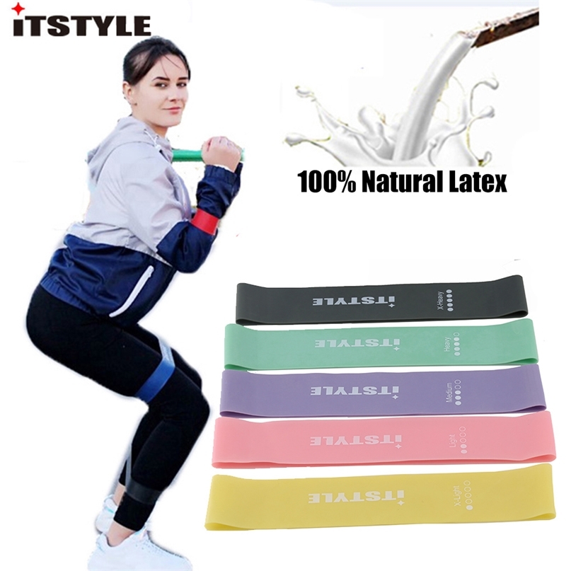 

Resistance Bands natural Latex TPE Gym Strength Training Fitness Equipment Expander Yoga Rubber band 220615, Peach