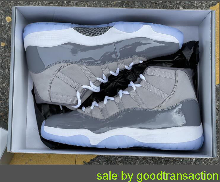 

Free Box 10 days get shoes Shoes Real carbon fiber 11 Cool Grey mens Basketball 11s Medium White-Cool Mens Sports Sneakers Airs R, Bubble wrap packaging