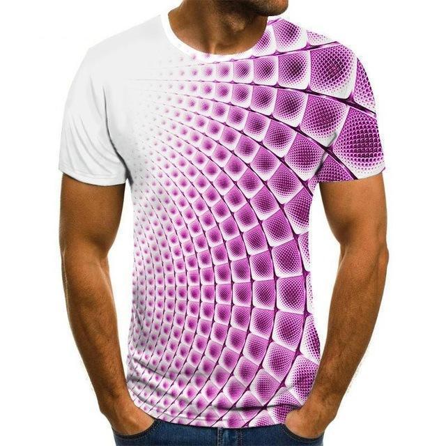 

Summer Multiple Colour 3d Graphics Print t Shirt Male Personalized Fashion Streetwear Casual Shirt 5KT3T, Txu-22002