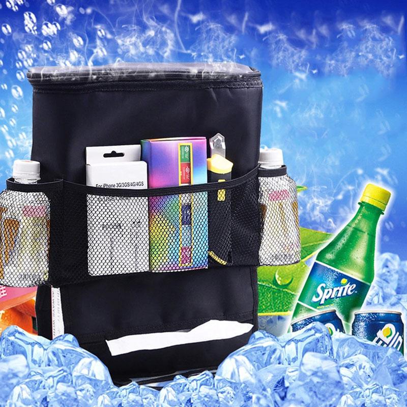 

Car Organizer Insulation Bag Seat Cushion Backrest Storage Box Multifunctional Oxford Cloth Interior Supplies