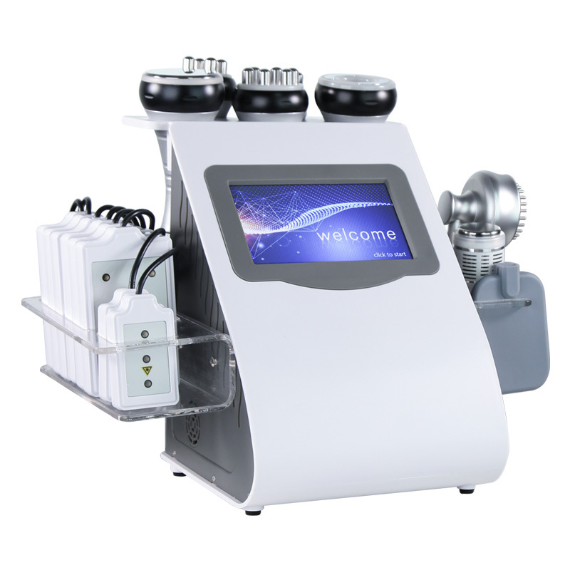 9in1 Spa Ultrasonic Slimming Machine 40K Cavitation RF Diode Lipo Laser Fat Burning Weight Reduce Body Shaping Skin Lifting EMS Photon Face Rejuv