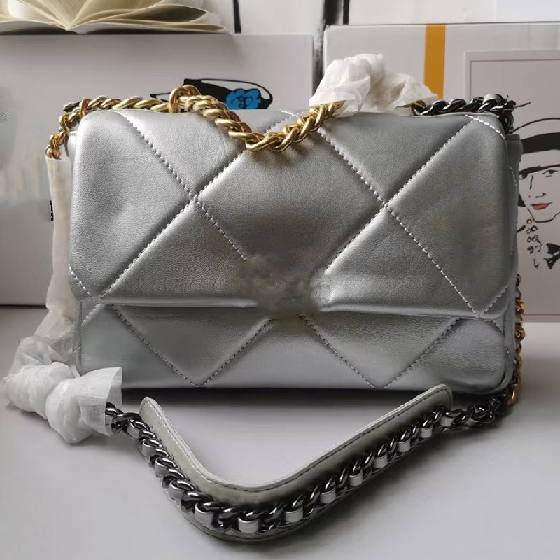 5A Top Designer De Luxe Femmes Sac Une Épaule Bandoulière 19 Sac Classique Marque De Mode En Cuir Tofu Chaîne Diamant Sac