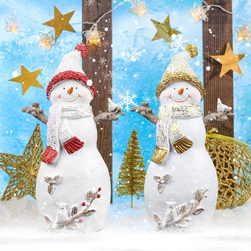 

Party Decoration DIY Christmas Snowman Pendant 2022 Resin Doll Year Crafts For Gift Home Decor