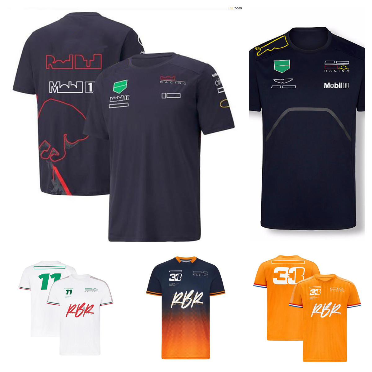 

F1 Formula One racing T-shirt 2022 new round neck jersey same custom