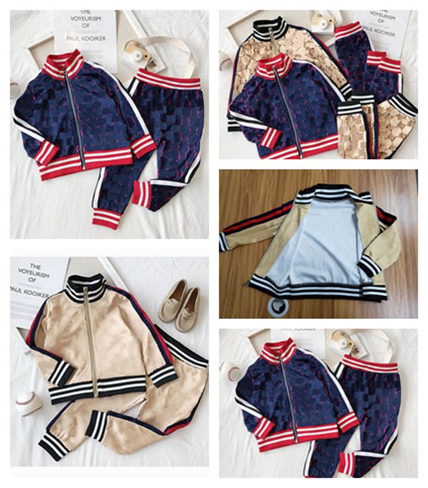 

Fashion 2022 youth Kids baby Designer Clothing Sets New Print Tracksuits Fashion girls boy Letter Jackets Joggers Casual Sports Style Sweatshirt Boys Clothes set, Box