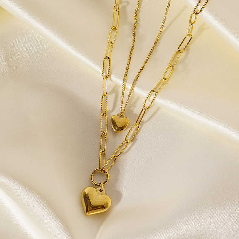 Valentine's Day Animals Necklaces Pendant Gold Filled Yin Yang Charm Sapphire Necklace s Stainless Steel Sets-image-749259870