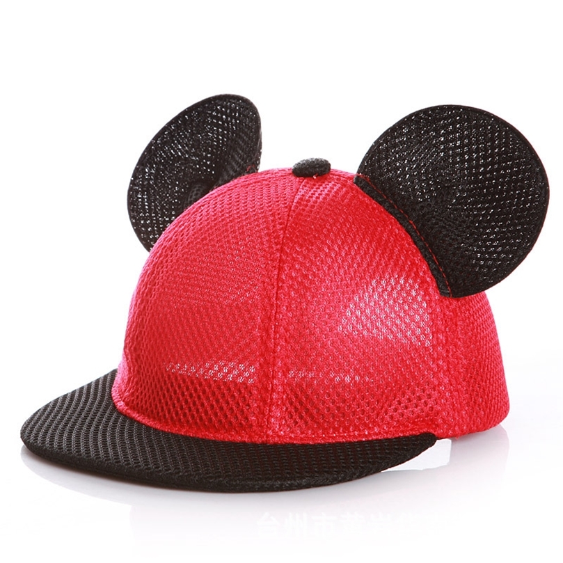 

Topi Baseball Kartun Bayi Hip Hop Jaring Musim Panas Anakanak Matahari Anak 220611, Red