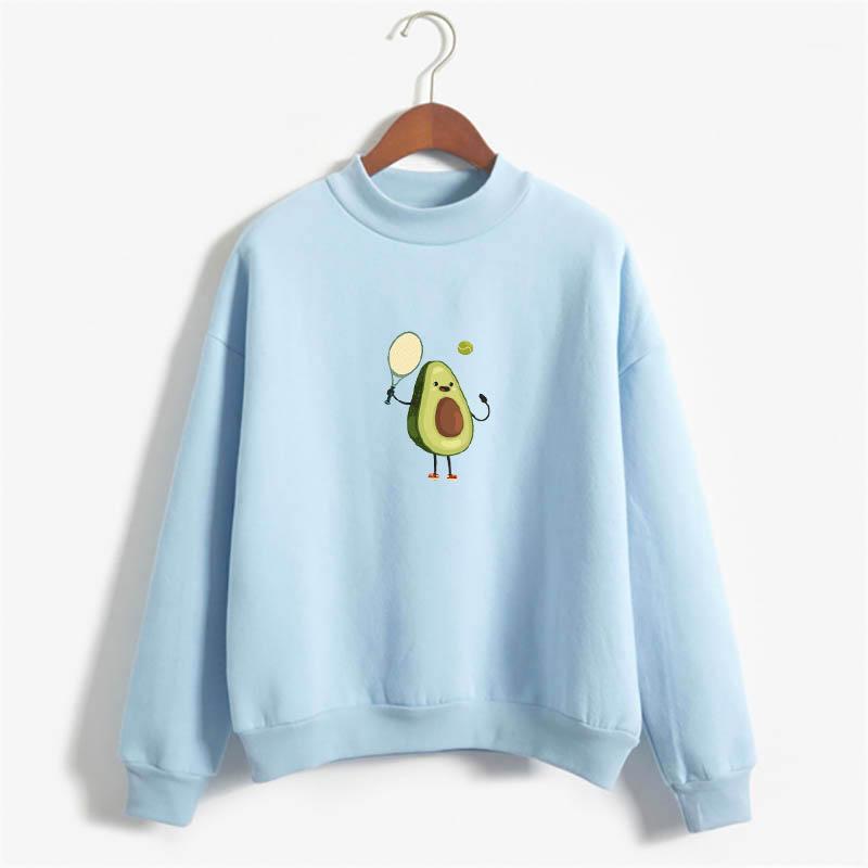 

Women' Hoodies & Sweatshirts Avocado Falls In Love With Tennis Sweatshirt Hoodie Sport Print Fleece Loose Female Harajuku Pullover, Sweatshirt08