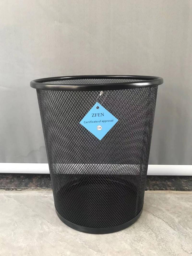 

Men's Casual Shirts ZFEN Trash Can Without Cover Wrought Iron Home Office Basket Round Metal Mesh, White;black