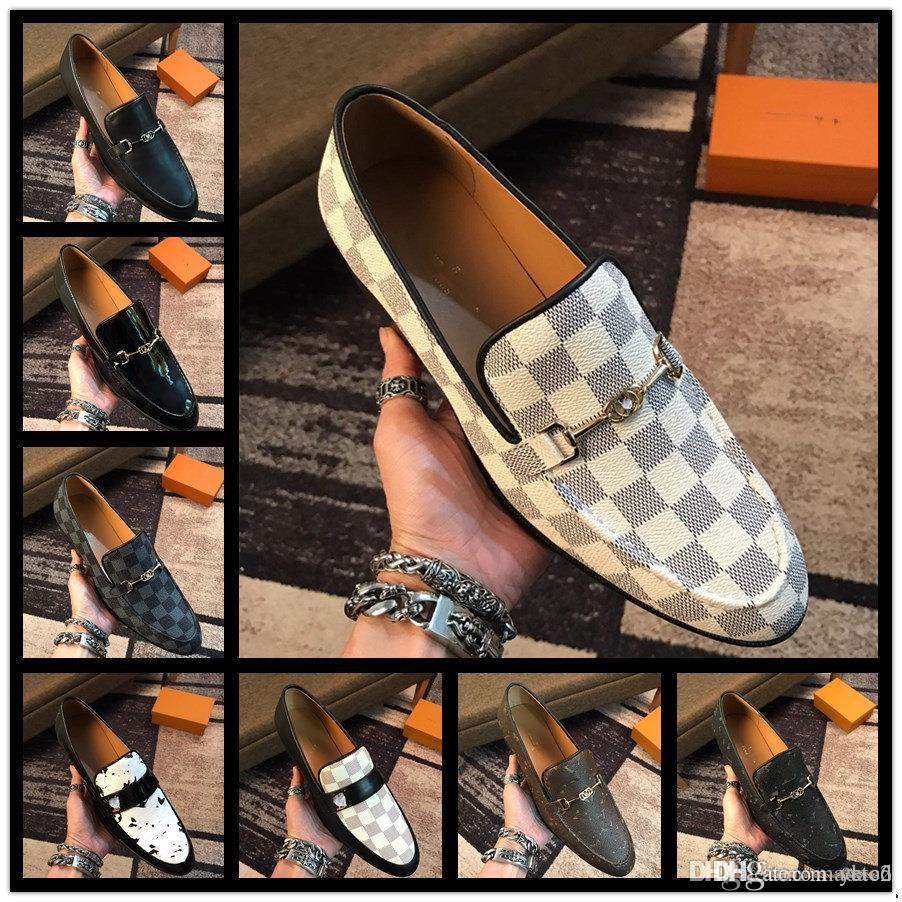 

33 Social male leather Luxury Brand mens wedding Designer dress shoe Business Men Soft Formal mens original Shoes big size 45 33, #17