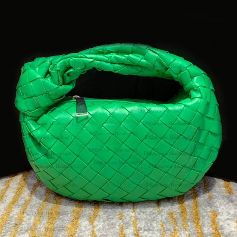 

Bottegas Venetas 7 colors Cowhide Small Jodi Bag Women Knot clutch bag High Quality Jode Bags Luxury Designer Weave Handbag Brand Hobo Knit Tote, Blue