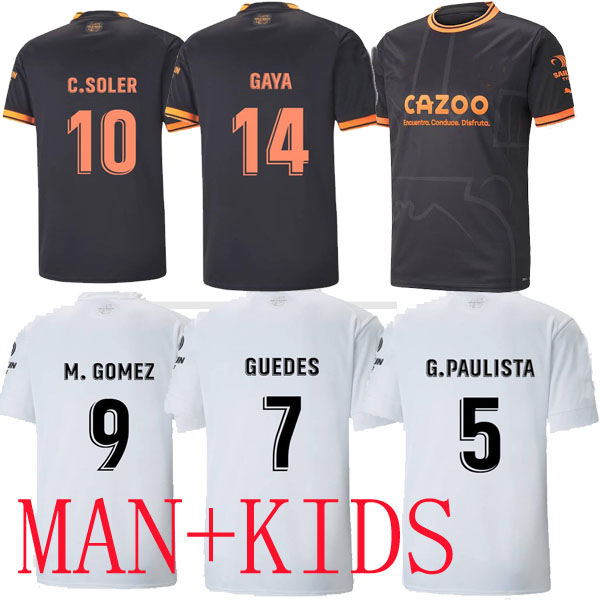 

22 23 valencia soccer jerseys away GUEDES GAMEIRO Florenzi camisetas de futbol RODRIGO Gaya M.Gomez JERSEY men kids kit football shirts HOME WHITE 2022 2023, Home kids