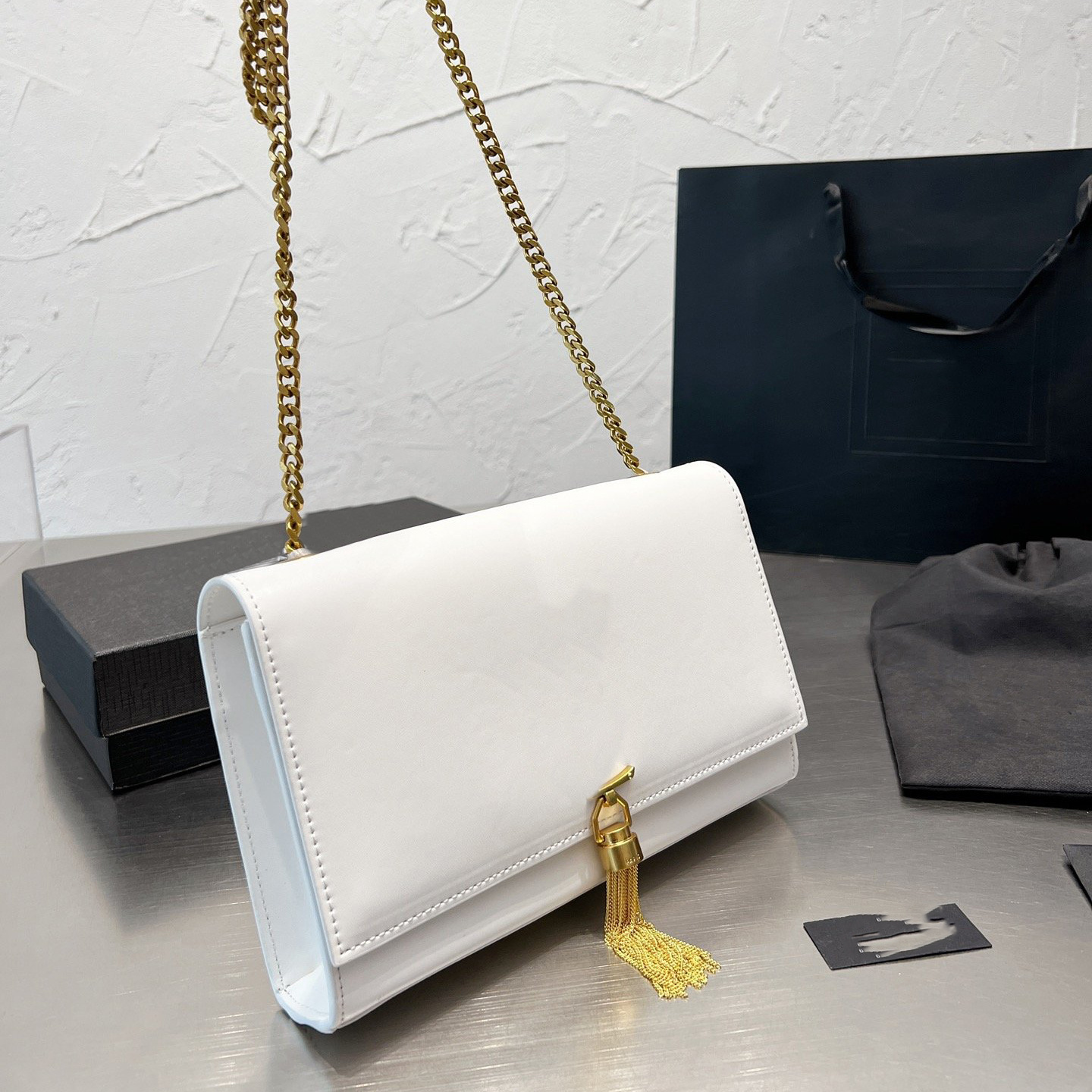 Summer 2021 Leather Chain Bag Evening Bag Die Fashion-Forward Shoulder louiseity Bags Ysls Handbag Cross-Body Top Quality viutonity df4