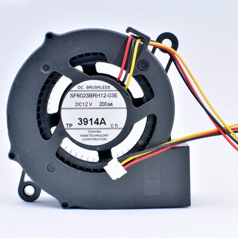 

Fans & Coolings SF6023BRH12-03E 60x60x23mm 60mm Fan DC12V 200MA 3914A Turbo Blower Cooling Suitable For Projectors And Retrofit CoolingFans