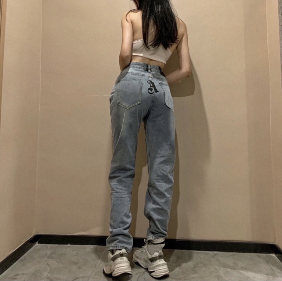 

22SS Designer Mens Jeans European and American men hip-hop jeans high street fashion tide brand cycling motorcycle wash patch letter loose fit pants a5jY#