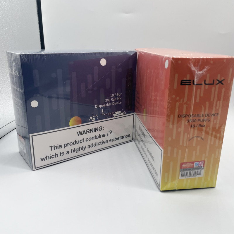 

Elux Legend Disposable Vape E Cigarettes 3500 Puffs 1000mAh Battery 10ml 9 Colors Vaporizer Pre Filled Cartridge Device Stick Vapor Kit FLEX
