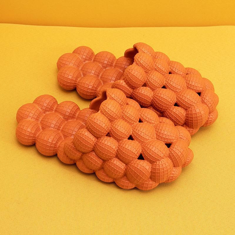 Slippers Cute Bubbles Women Anti-Slip Thick Indoor Sandals Men Beach EVA Leisure Flip Flops Unisex Bathroom Home Slides zoom