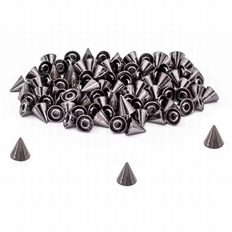 

Sewing Notions 50Sets 7*10mm Punk Spike Cone Studs Buttons Rivets Fasteners Leather Crafts, Fixing Clothing, Bags, Jackets Accessories