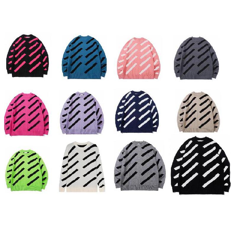 

22SSWomens sweater new mens designer sweater fashion hip-hop style round neck Pullover women sweaters luxury cotton casual coat AAA Size M-XXL Wholesale 12 colors, Khaki