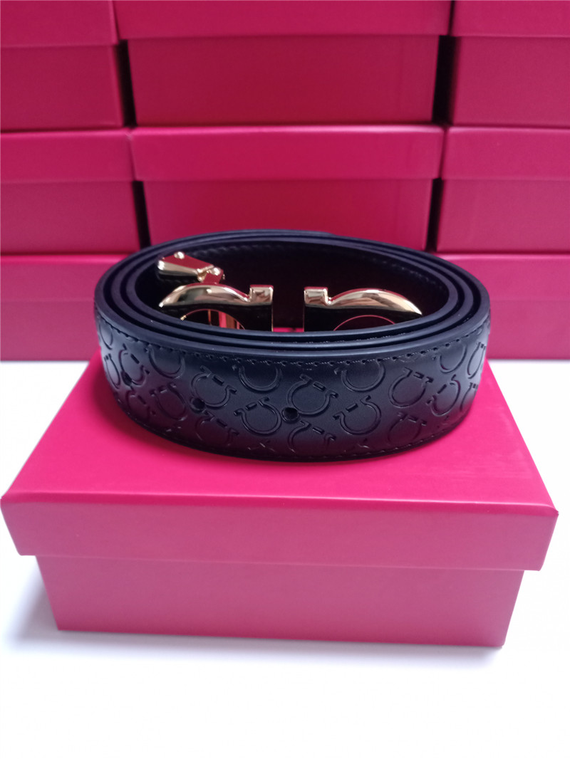 

Luxury Belt Fashion Mens Top Belt Designer Men Belts with Red Box 3 colors buckle selection