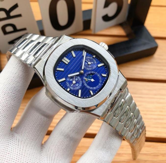 Top Luxury Quality 40mm Men's Watch Automatic Movement Stainless Steel Mechanical Watch Waterproof Luminous Fashion Watch All Dials Work New-image-762645212