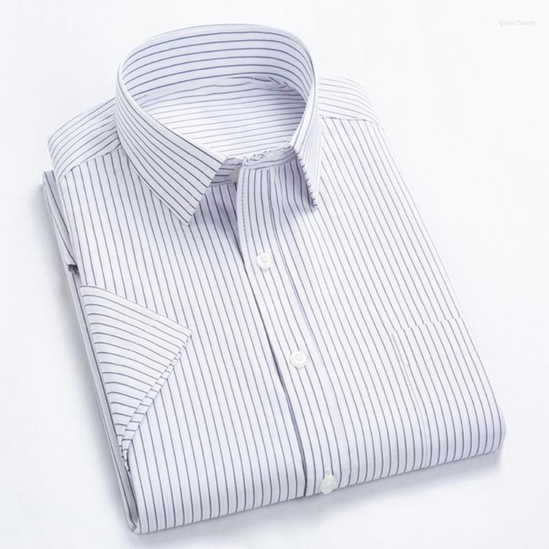 

Men's Dress Shirts Simple Men Shirt Pinstripe Anti-wrinkle Social Business Office Work Wear Or Casual Daily WearingMen's Quin22, Blue