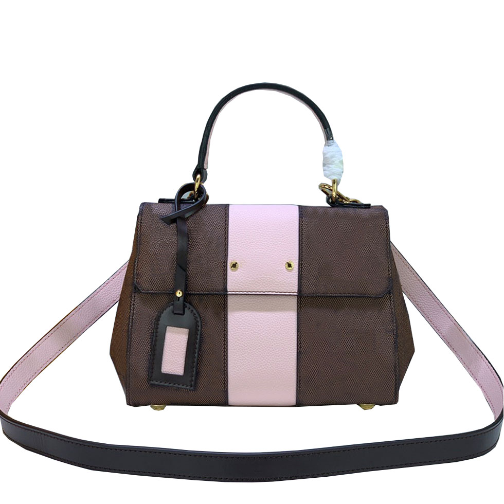 

Designers Womens Shoulder Bags Fashion Ornaments Handbag Classic Brown Plaid Leather Totes buckle Handbag Dinner Storagecell Phone Purse, Red brown plaid