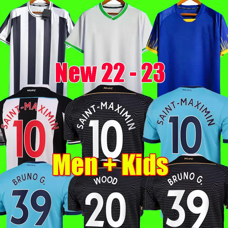 

Newcastl WILSON SAINT-MAXIMIN BRUNO G. 2021 2022 2023 Soccer Jerseys LASCELLES TRIPPIER Targett SHELVEY united 21 22 23 Football Shirt Kids Kits WILLOCK WOOD NUFC, Colour 11