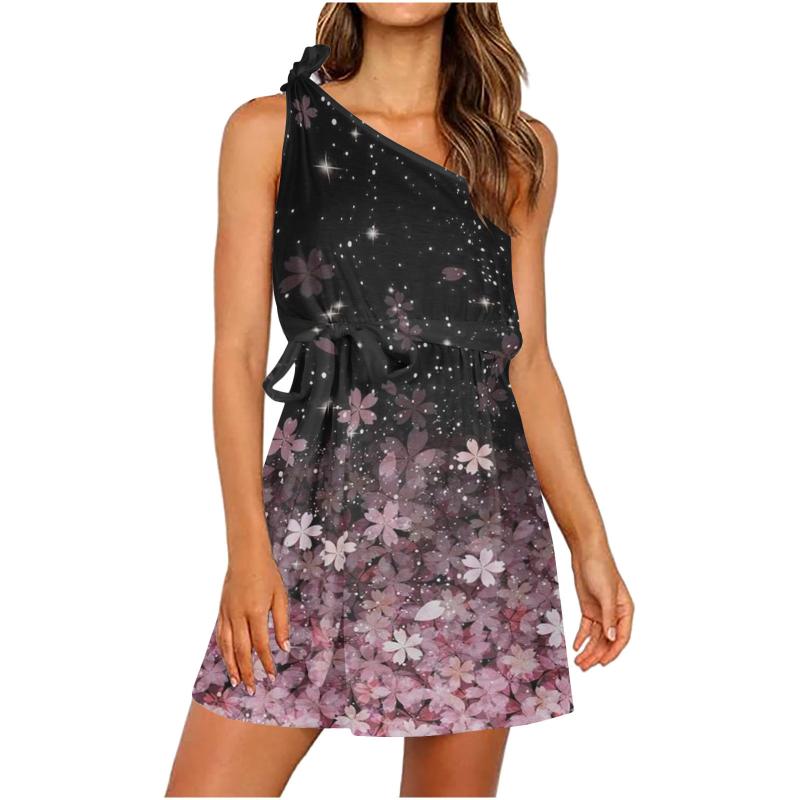 

Casual Dresses Formal Cocktail For Juniors Women Sloping Halter Strap Off Shoulder Semi BlackCasual, White