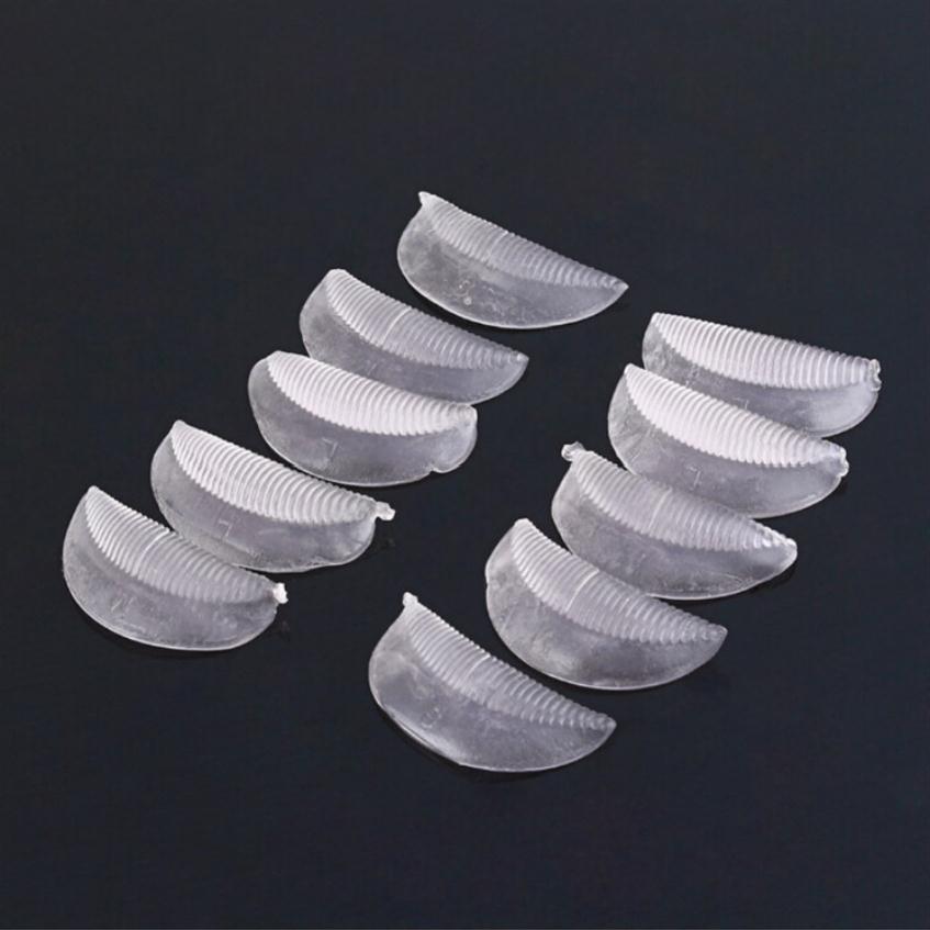 

New 5 Pairs/Pack Silicone Eyelash Permanent Perm Curler Curling Root Lifting False Fake Eyelash Shield Pad Maquillaje Patches276D