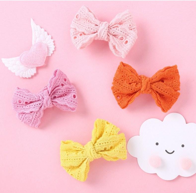 

Hair Accessories 1 Pcs Colors Solid Bows Clips Hairpin Girl's Boutique Clip Headware Kids, Blue