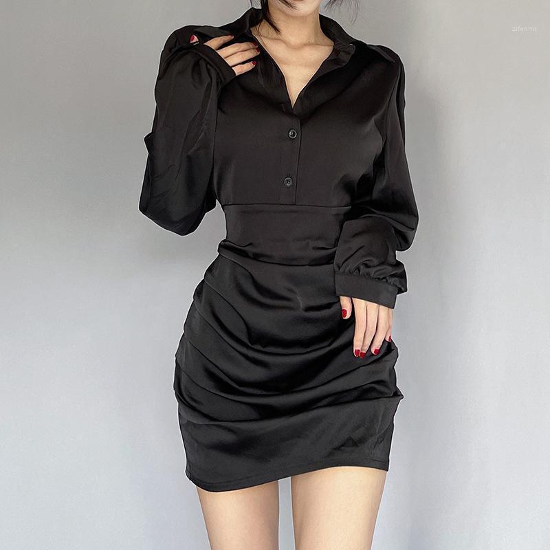 

Casual Dresses Autumn Dress Fashion Sexy Gothic Party Long Sleeve Shirt Woman Sheath Bodycon Female Backless, Black
