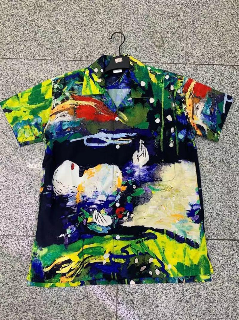 

Men' Casual Shirts Zk253 Fashion 2022 Runway Luxury European Design Party Style Clothing, Multi