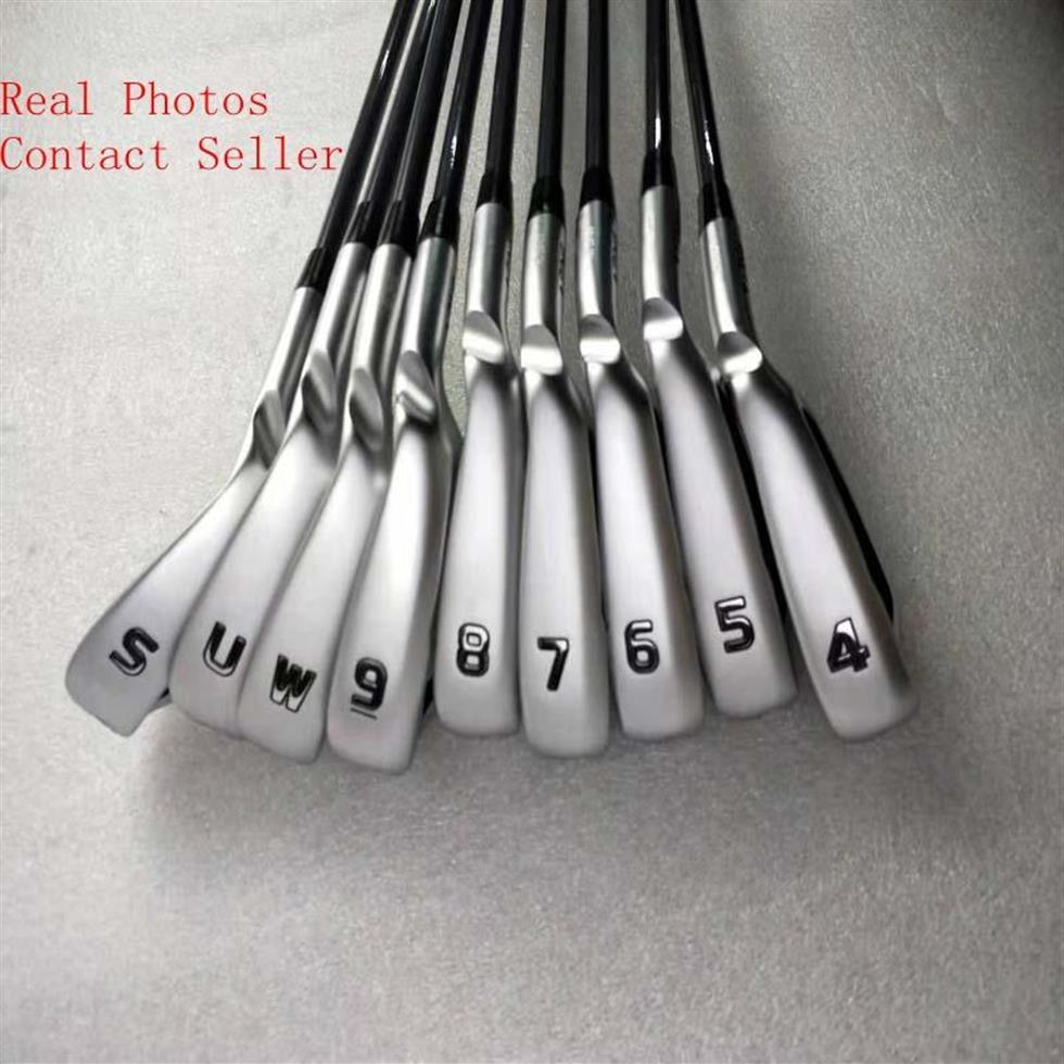 

410 Golf Iron Set 4-9SUW R/S/SR Flex Shaft With Head Cover Real Pos Contact 241H