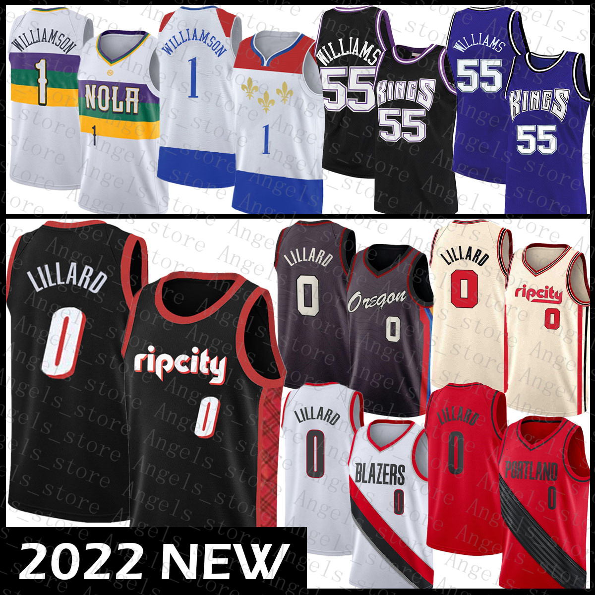 

Basketball Jersey Portlands Sacramentos King Trail Grey Blazer New Black Orleans White Pelican 1 0 55 Gradient Zion Damian Lillard Williamson Jason Williams 814, Jersey-kaituozhe